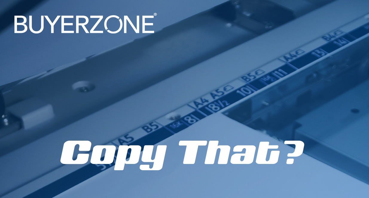 Copy that?